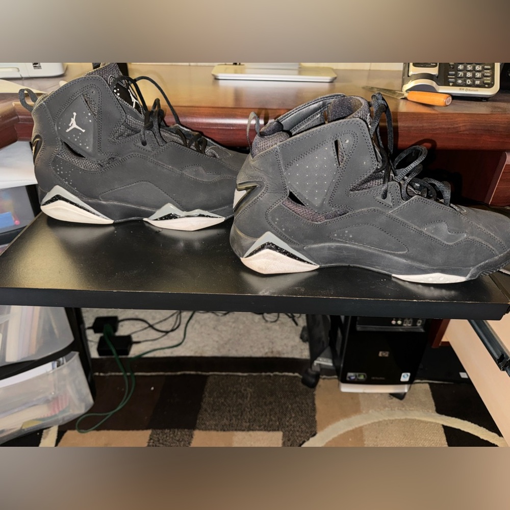Air Jordan Black Athletic Shoes